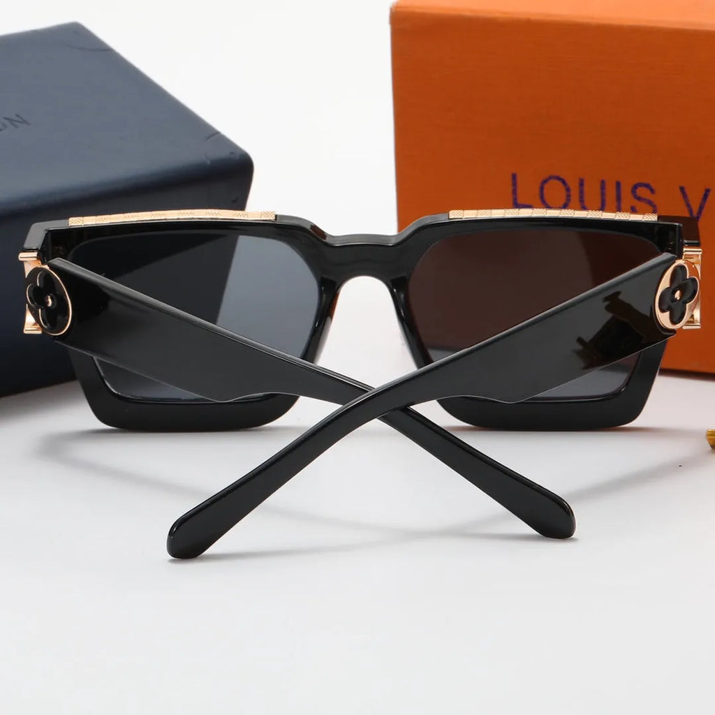 Fashion Letter Stitching Flat Glasses P8971