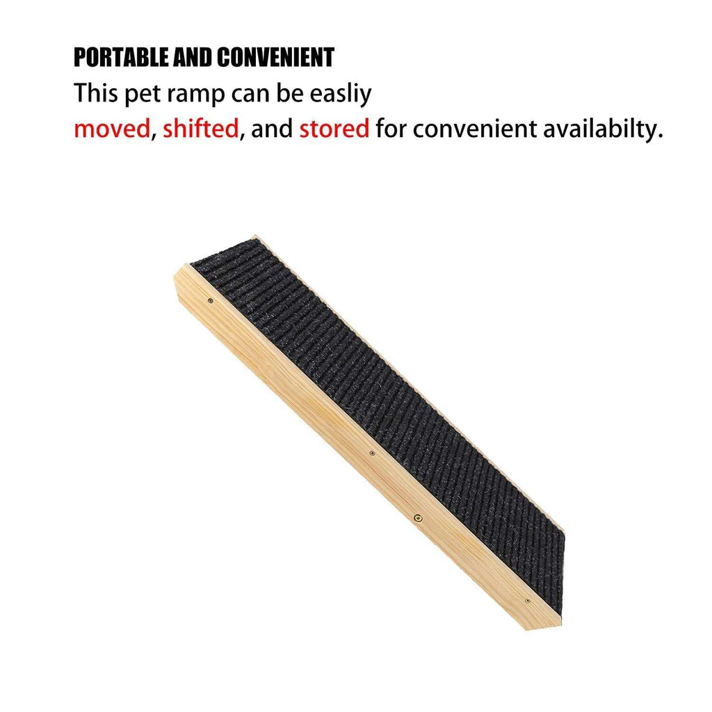 19 Tall Adjustable Wooden Folding Portable Pet Ramp X254
