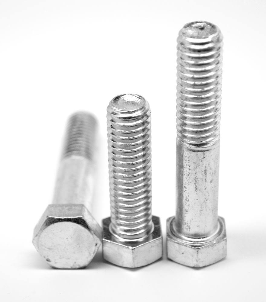 1 1/4x22-7 x 4x22 Coarse Thread Grade A Hex Bolt Low Carbon Steel Zinc Plated V499