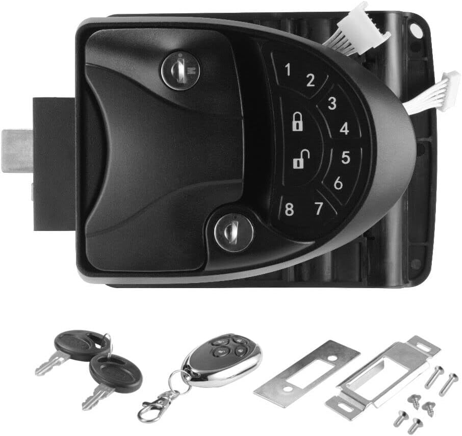 Keyless Entry Door Lock Latch Knob with Keypad J430