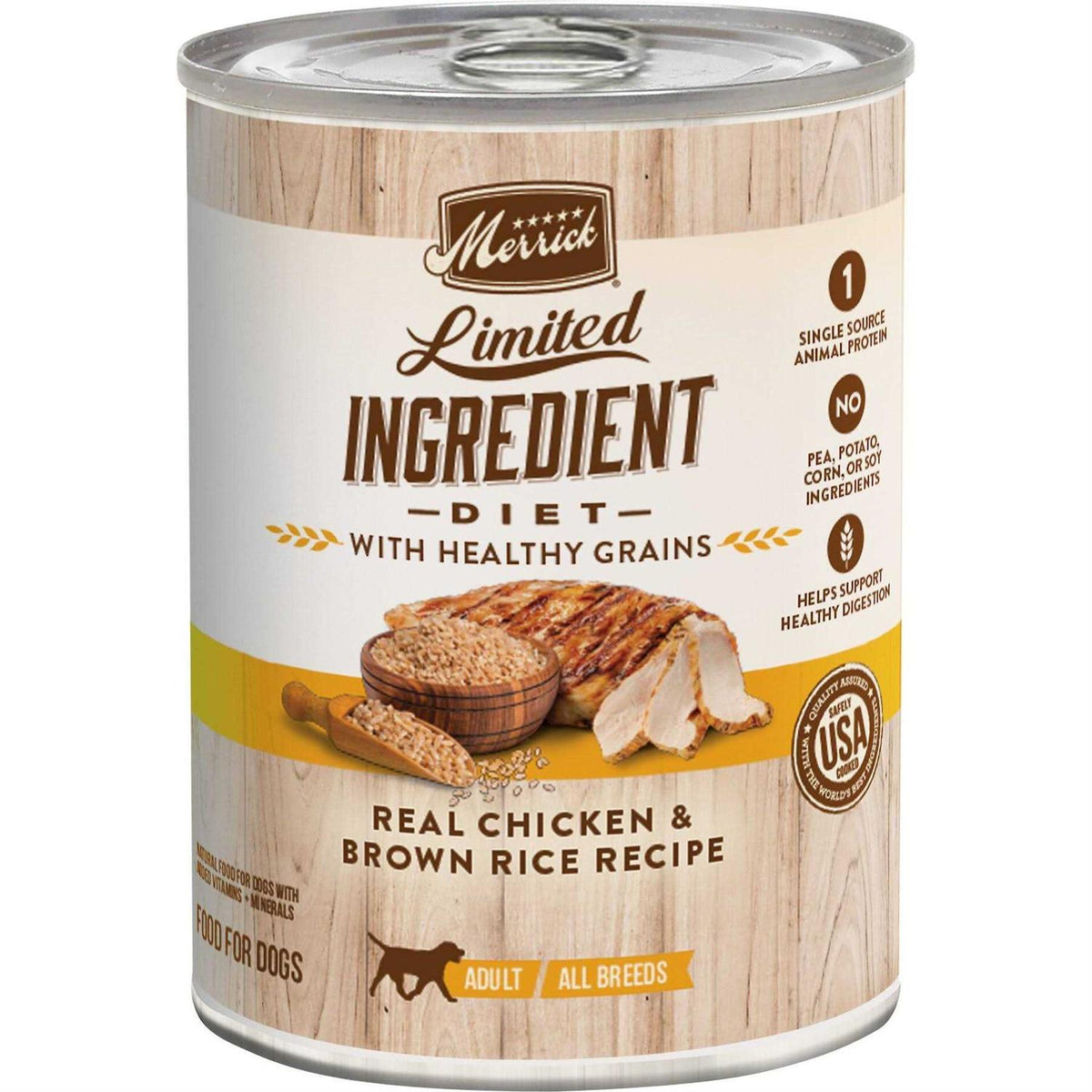 Chicken & Brown Rice Wet Dog Food M5945