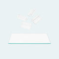 Rimless Tank Glass Lids Lid + Clips Q810