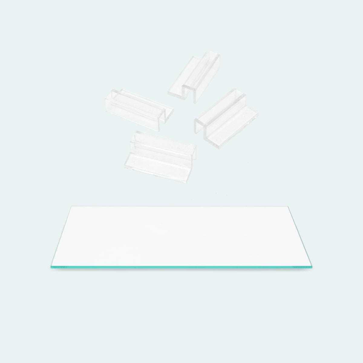 Rimless Tank Glass Lids Lid + Clips Q810