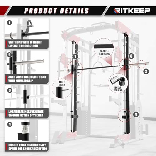 All-in-One Home Gym Equipment with 320lb Weight Stack X165815