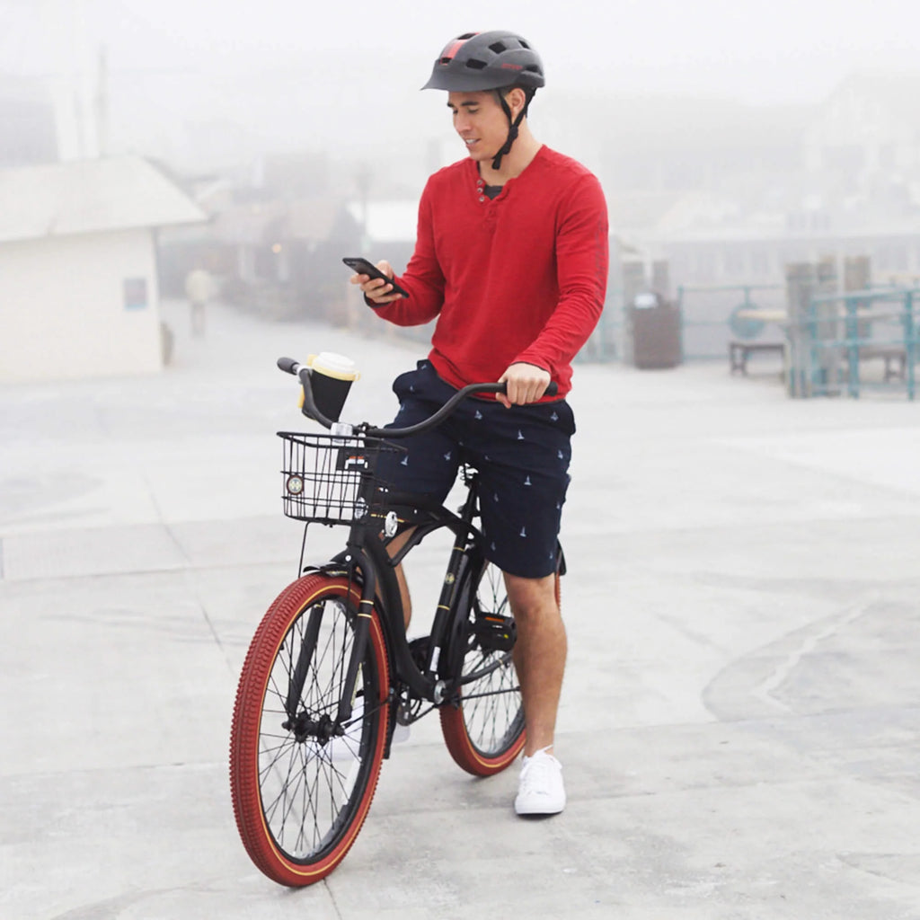 26 In. Charcoal Single-Speed Cruiser Bike N599
