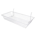 Shallow Basket Epoxy Chrome Semigloss Pack of 6 X904