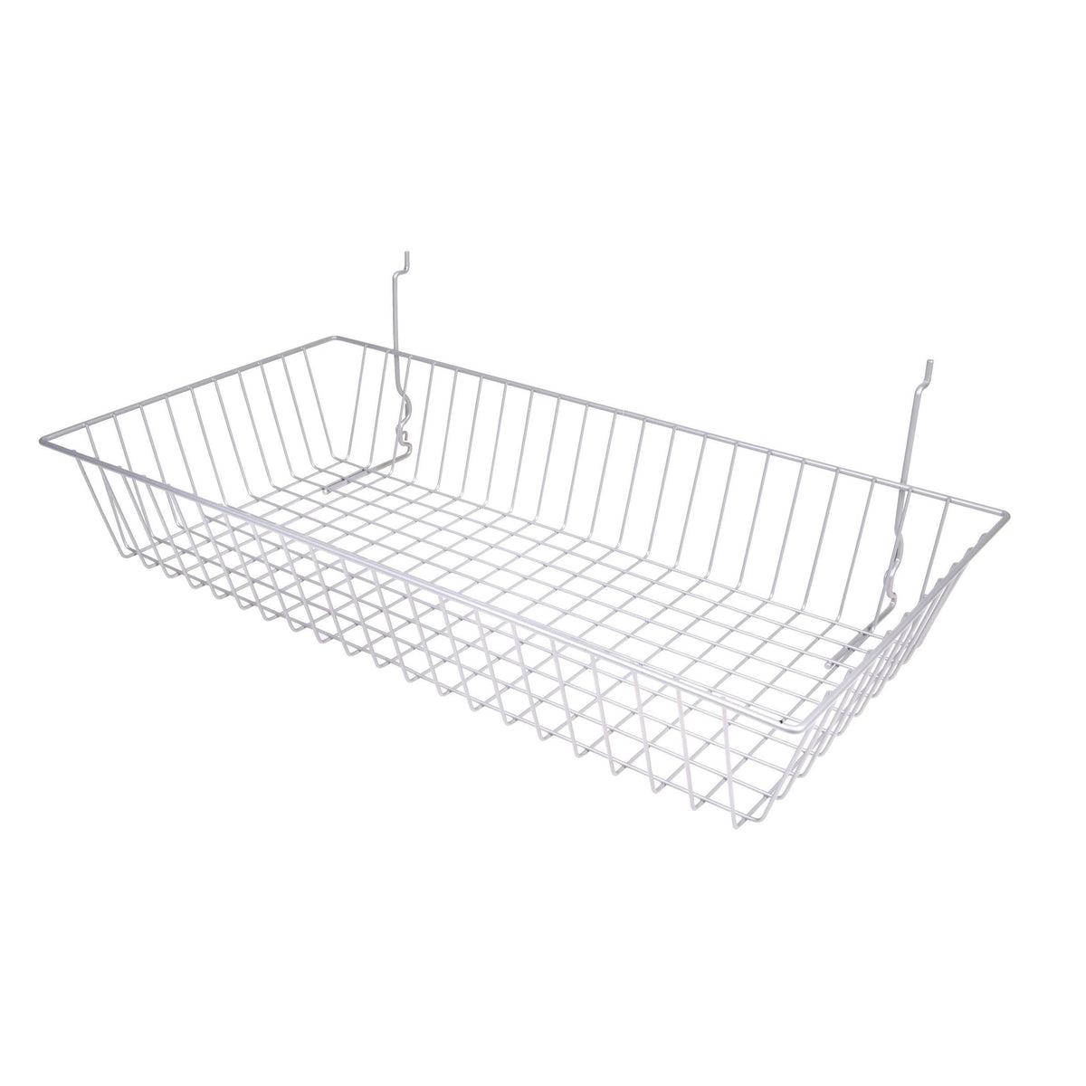 Shallow Basket Epoxy Chrome Semigloss Pack of 6 X904