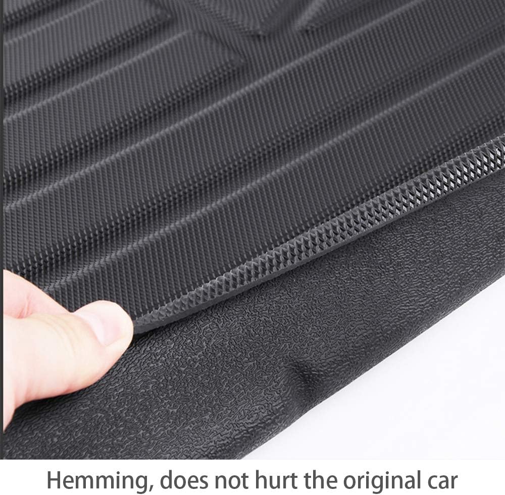Black Heavy Duty Rubber Cargo Liner Trunk Mat Y138