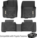Custom Fit All-Weather Floor Mats 1st & 2nd Row Black D99750