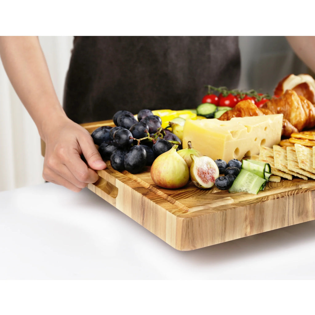 20x16 inch 1.5" Thick Teakwood Cutting Board Y483