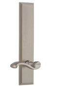 Satin Nickel Tall Plate Dummy Lever H1395