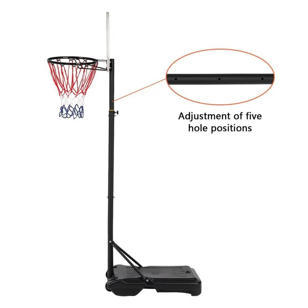 28 in. Portable Height Adjustable Basketball Hoop System O20544