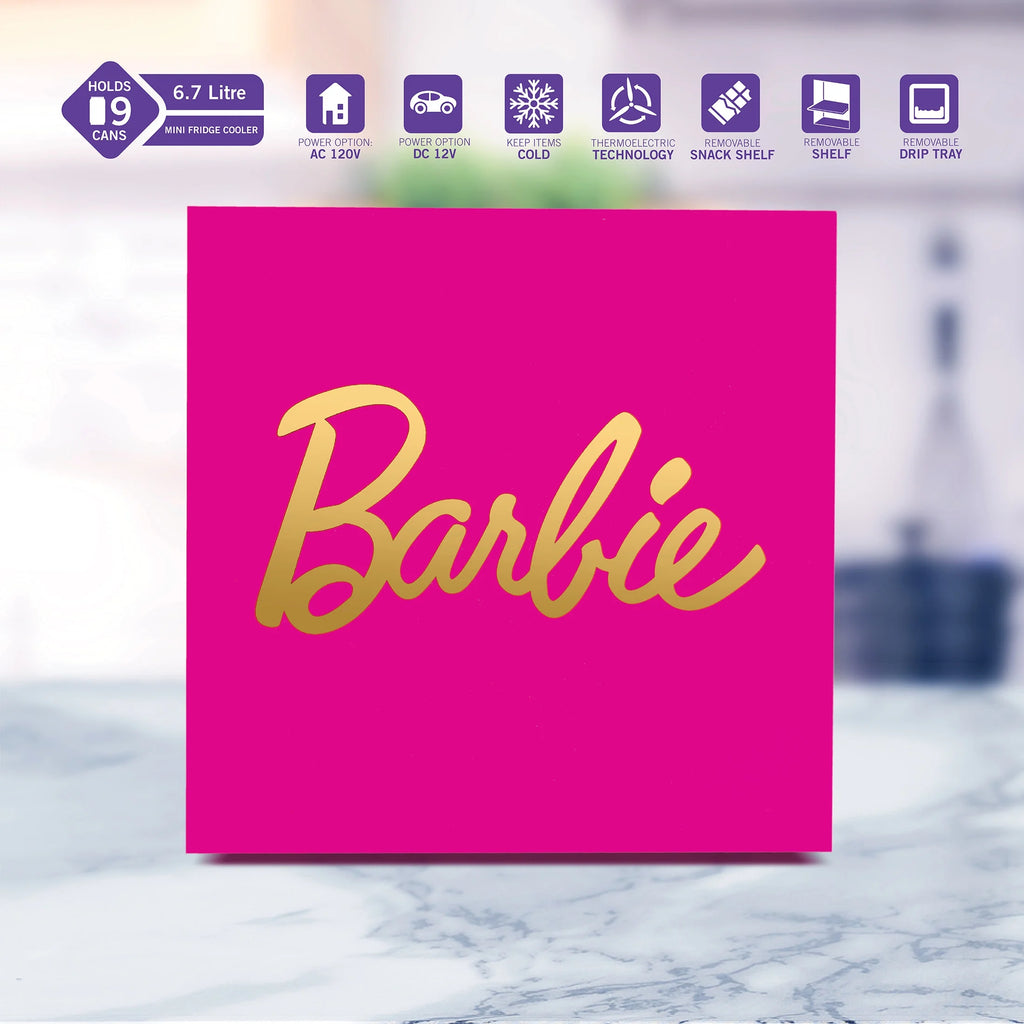 Hot Pink 6 Can Mini Fridge with Glass Door A956