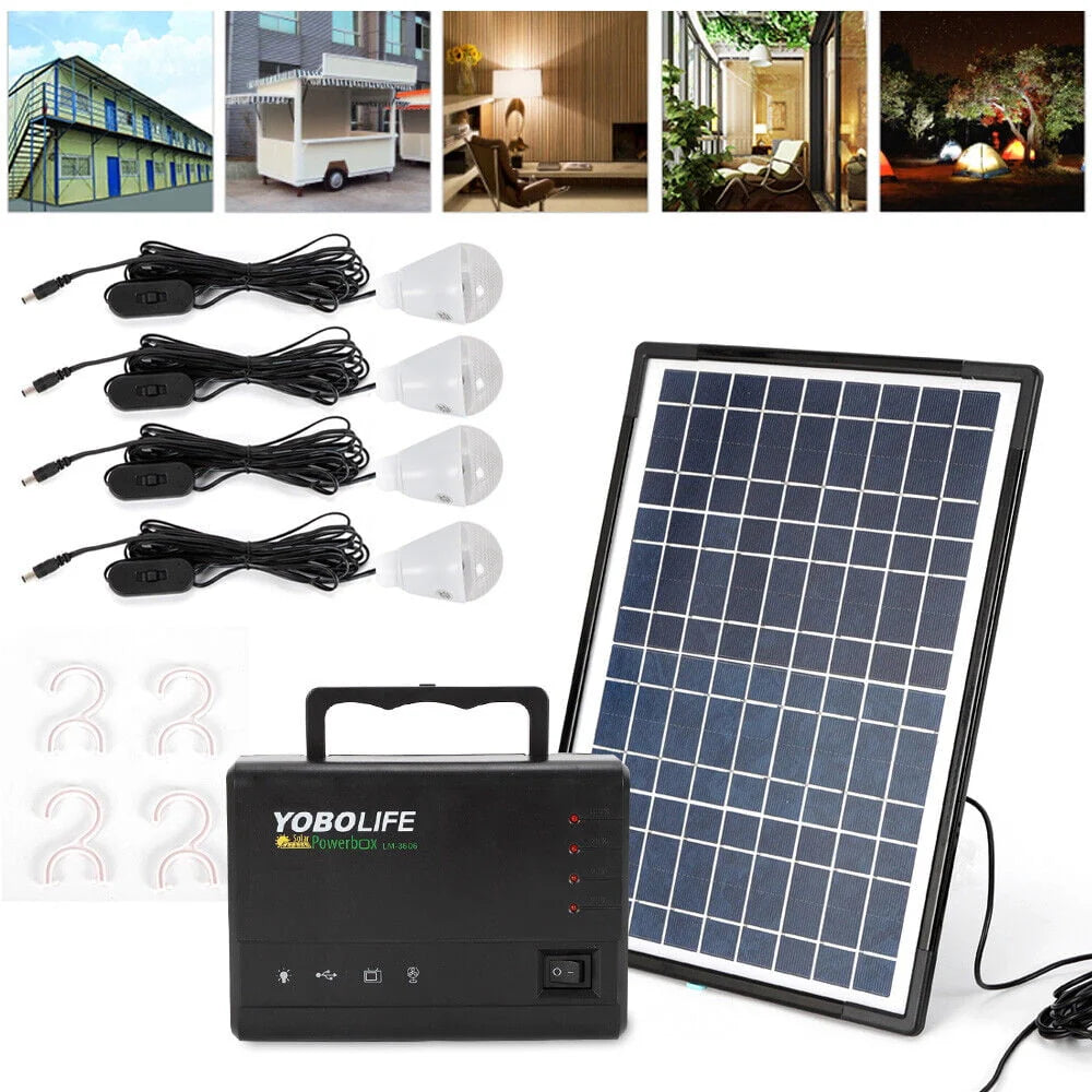 Portable Solar Power Generator Kit with Solar Panel Z14662