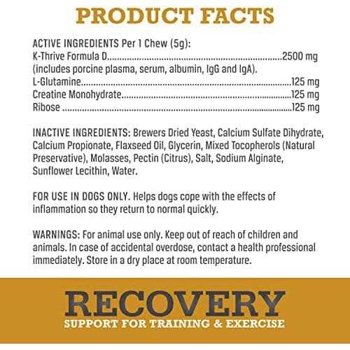Soft Chews, 60 Chews, Natural Blood Protein Supplements for Dogs V51501