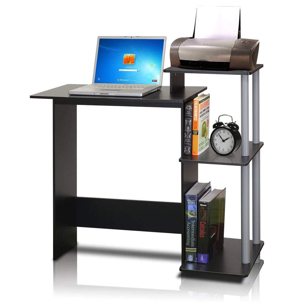 Black Gray Wood Computer Desk M95647