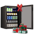 1.6cu.ft Wine Cooler Cabinet Beverage Mini Fridge Black Y43152