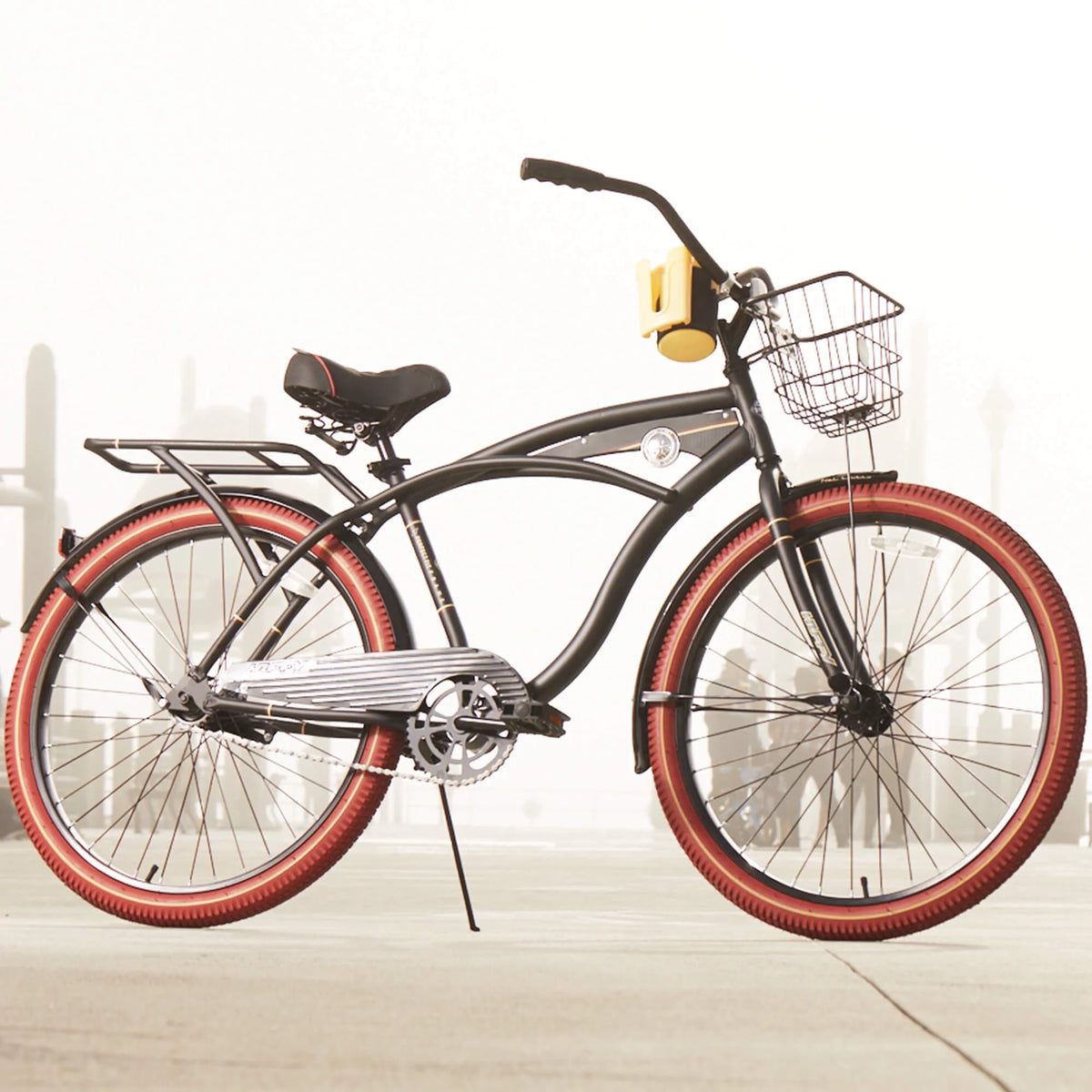 26 In. Charcoal Single-Speed Cruiser Bike N599