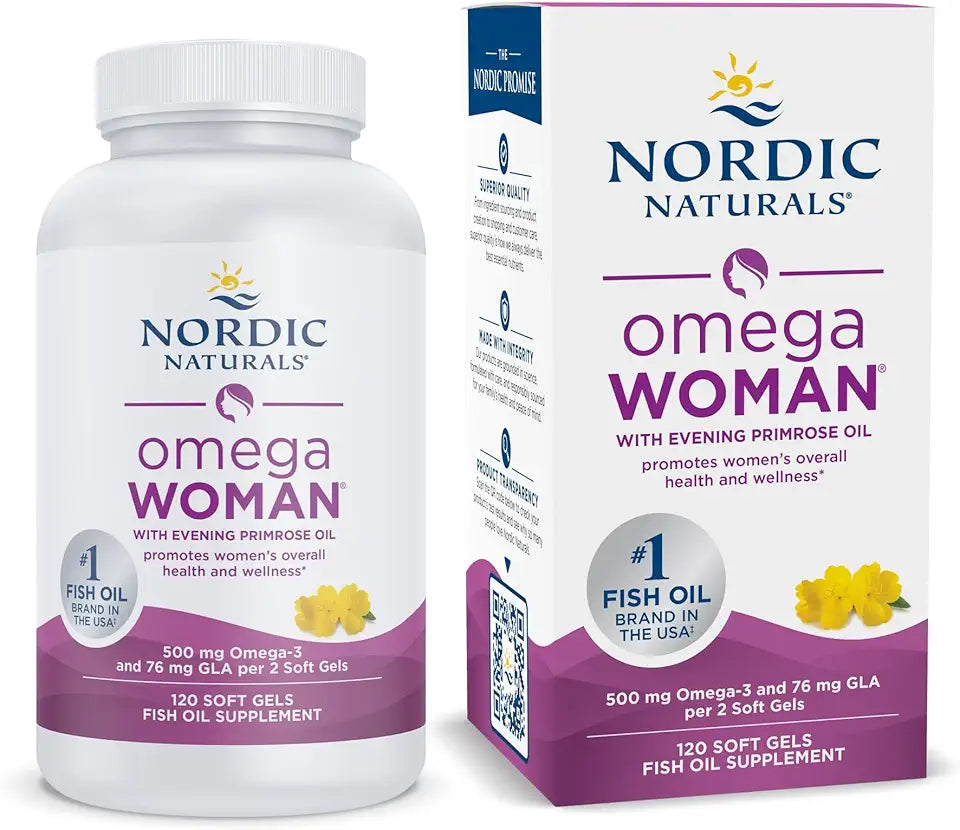 120 Soft Gels 500 mg Omega-3 800 mg Evening Primrose Oil G27981