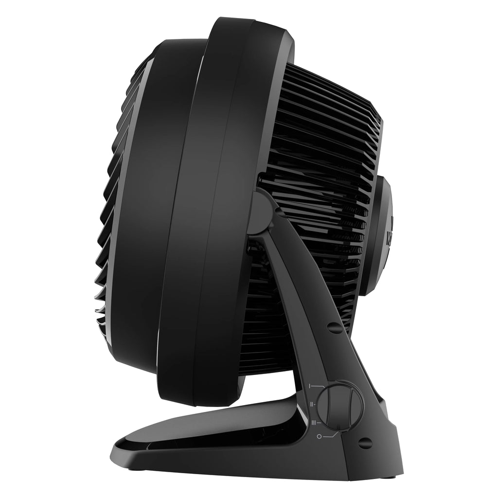 Black Whole Room Air Circulator Floor Fan L94253