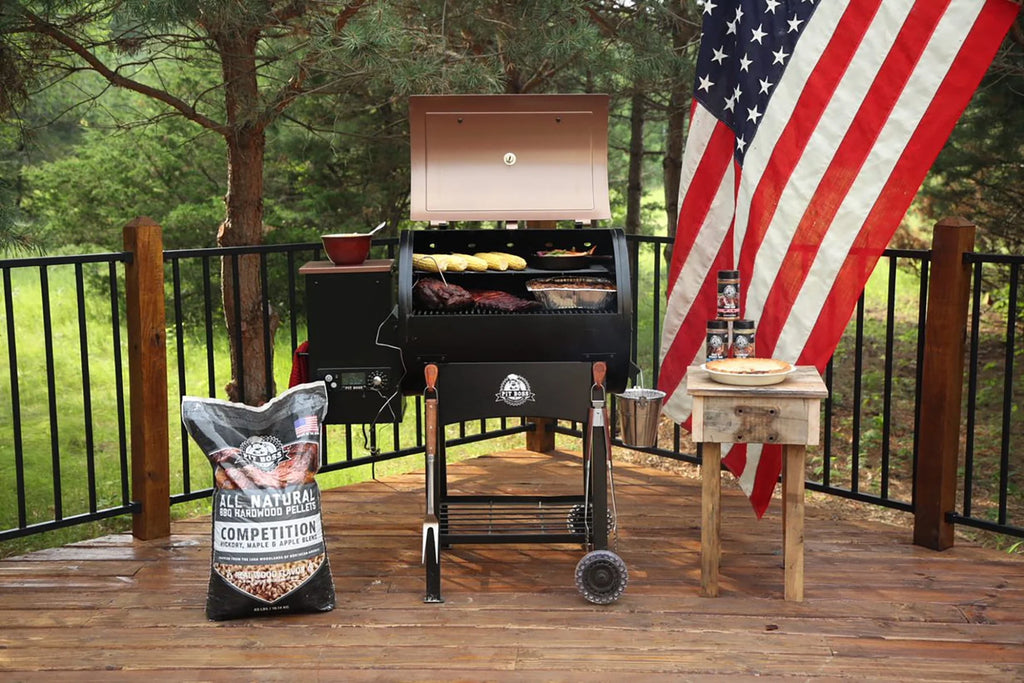 Wood Fired Pellet Grill with Flamebroiler Z810