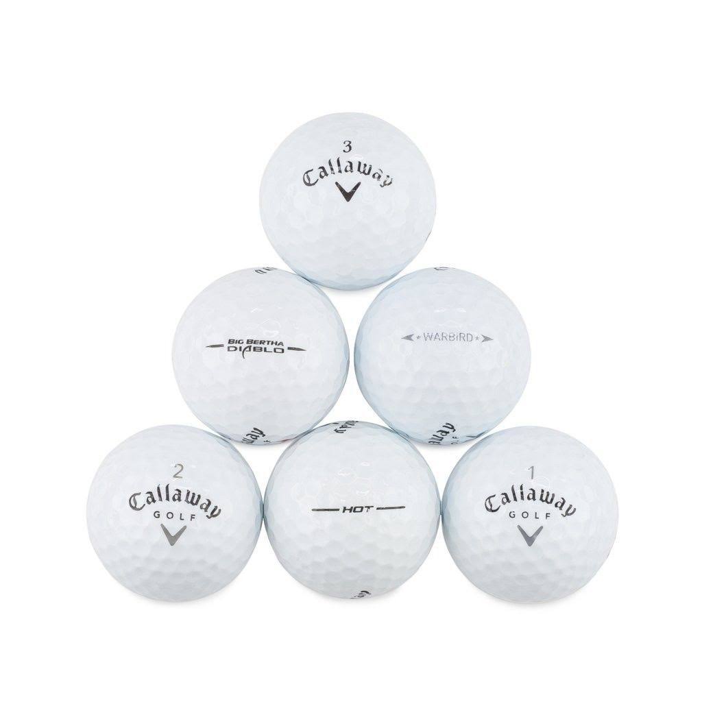 Near Mint Quality Mix Golf Balls, White - 50 count S4972