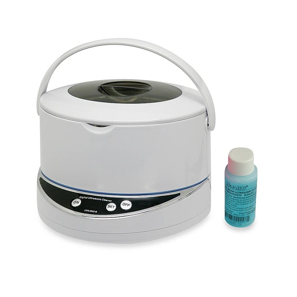 Digital Ultrasonic Cleaner with Detachable Tank White Z71968