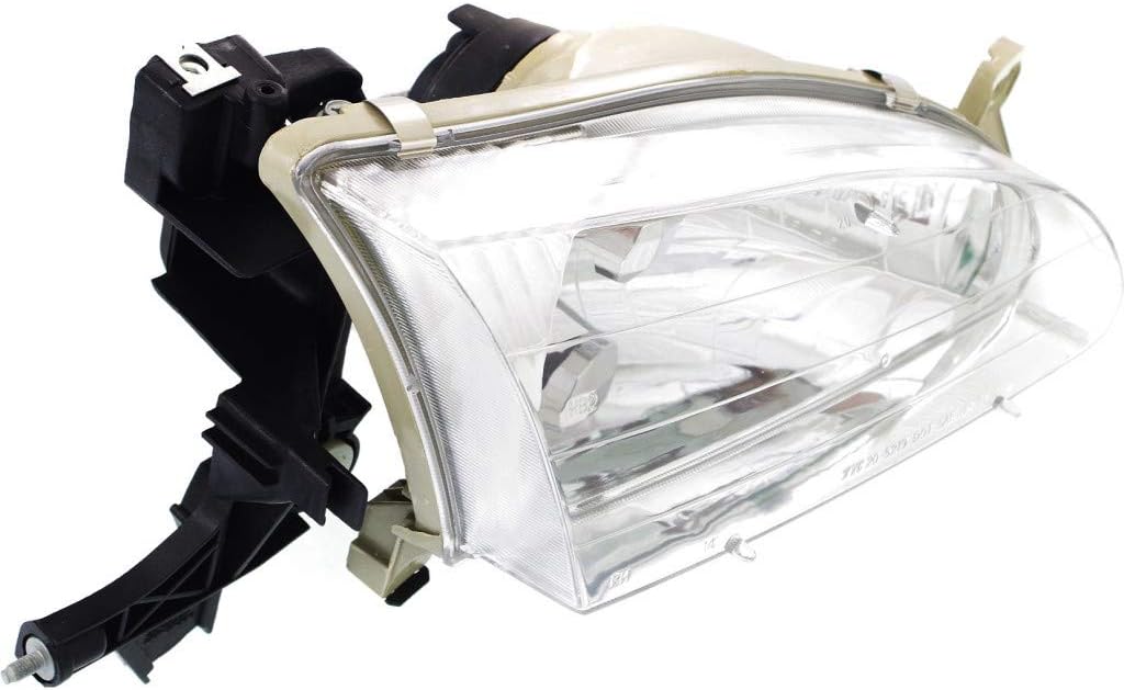 Toyota Corolla Headlight Assembly 1998 1999 2000 Driver Side with Bulbs D208499