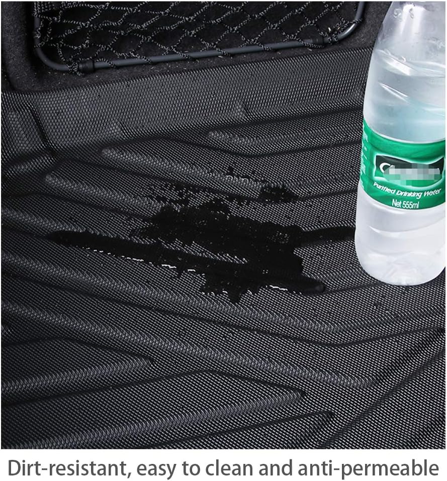 Black Heavy Duty Rubber Cargo Liner Trunk Mat Y138