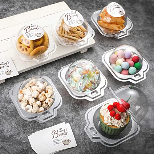 100 Pcs Hot Cocoa Bomb Packaging Box and Sticker Set L747183