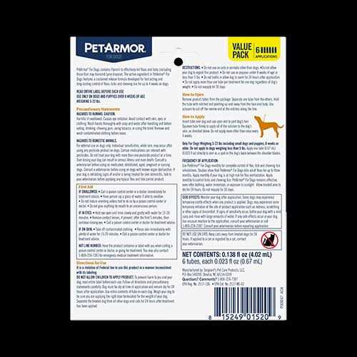 Flea and Tick Treatment for Medium Dogs W81957