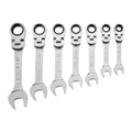 SAE Ratcheting Combination Wrench Set, 7-Piece W972