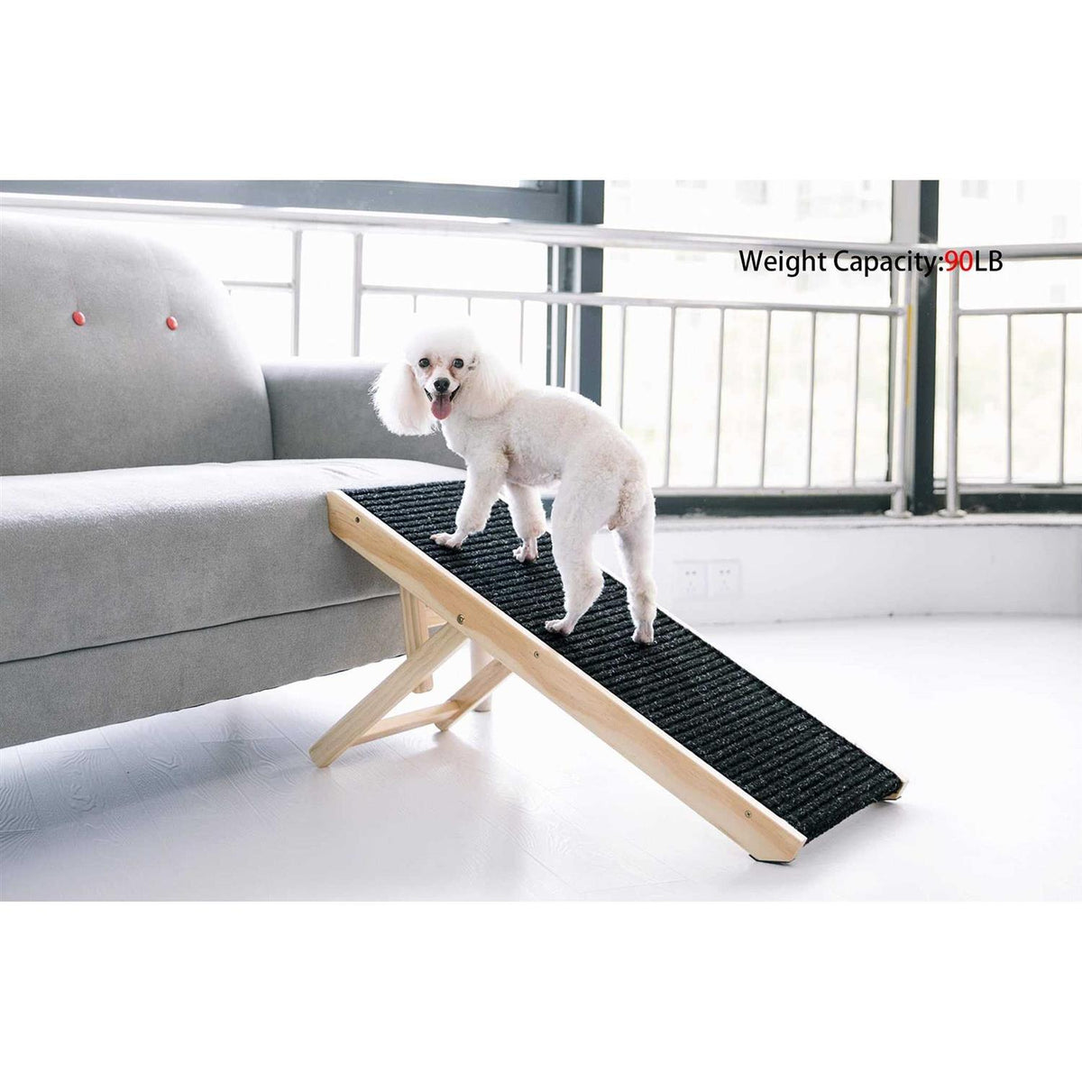 19 Tall Adjustable Wooden Folding Portable Pet Ramp X254