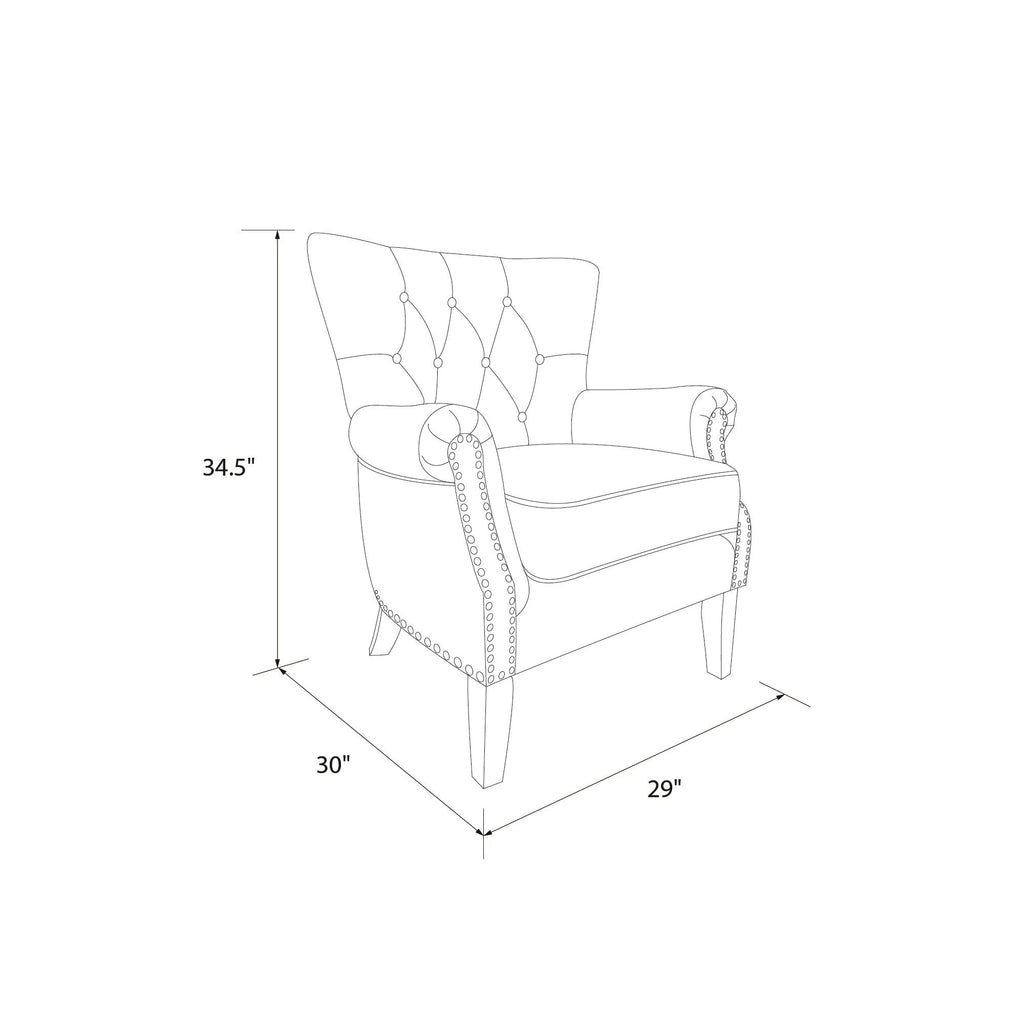 Beige Accent Chair U12401