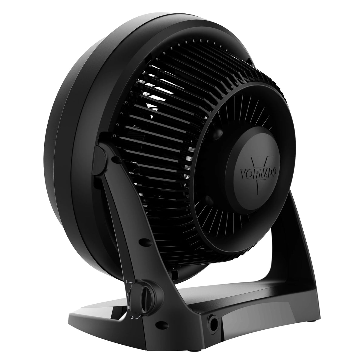 Black Whole Room Air Circulator Floor Fan L94253