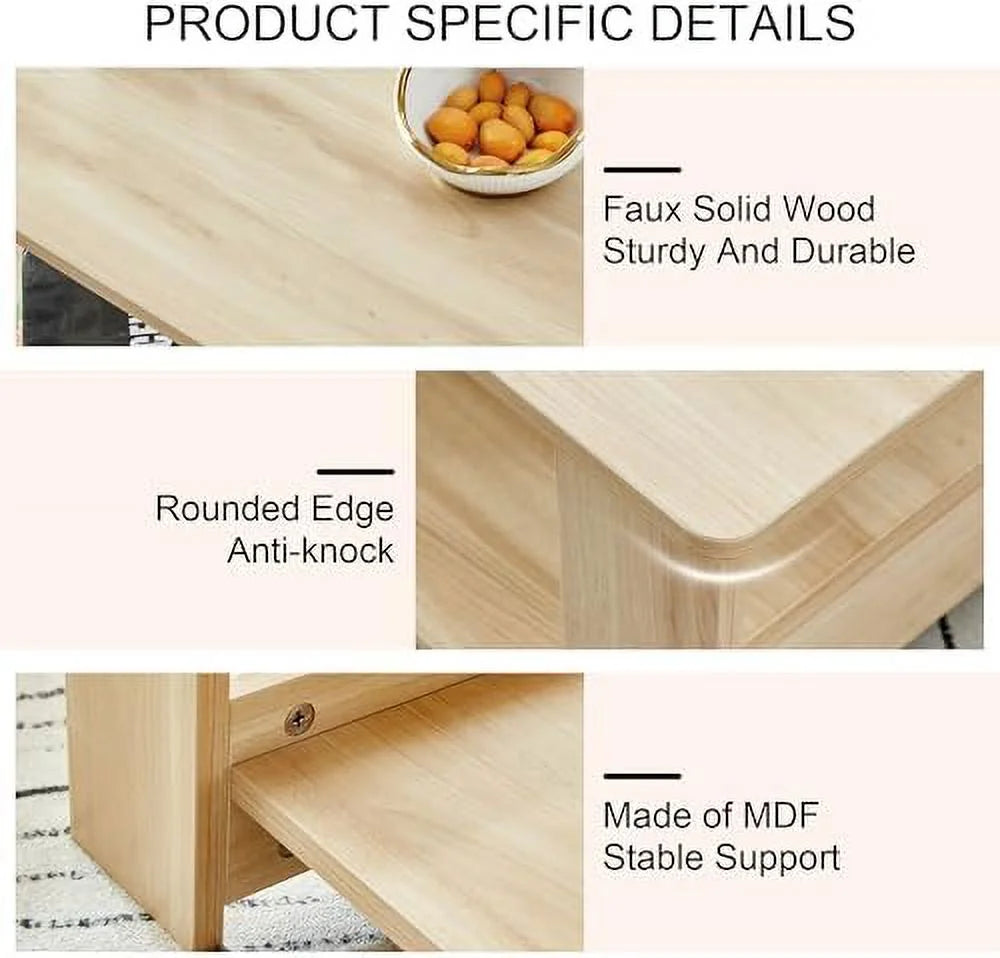43.3 inch Rectangular MDF Coffee Table R306