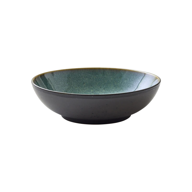 Black Dark Blue Salad Bowl W684445