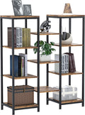 4 Tier Wood and Metal Bookshelf N121108