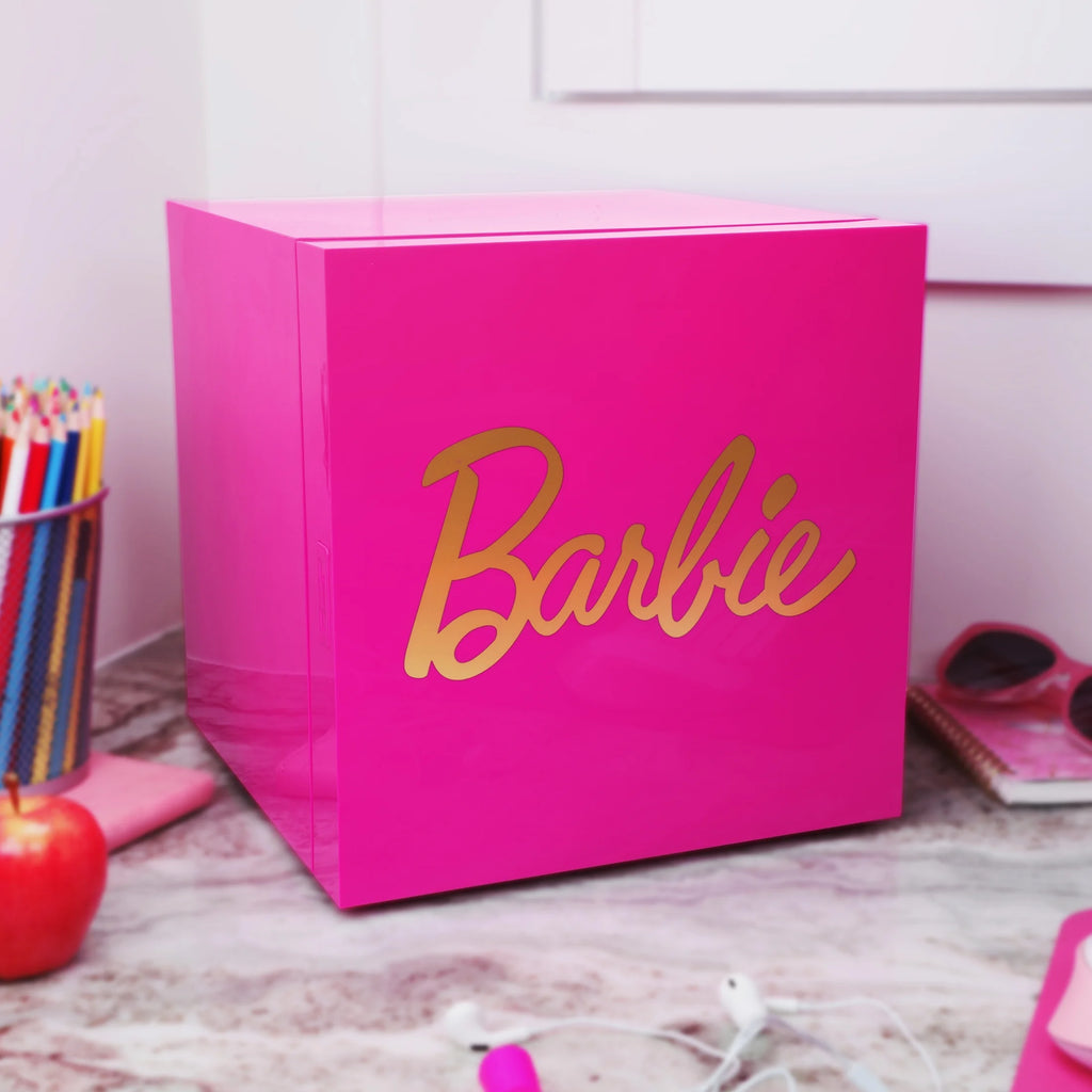 Hot Pink 6 Can Mini Fridge with Glass Door A956