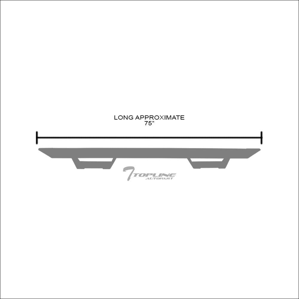 Matte Black Drop Step Side Nerf Bars Running Boards N838142