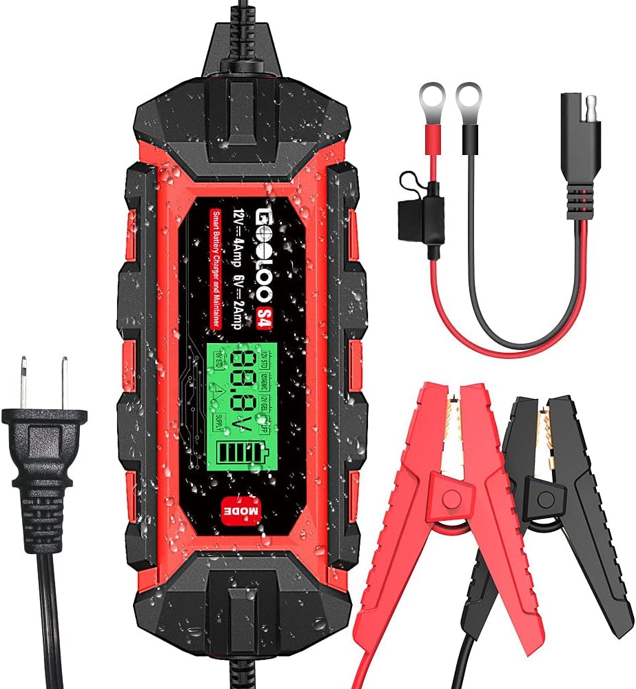 6V/2A and 12V/4A Smart Car Battery Charger S2330