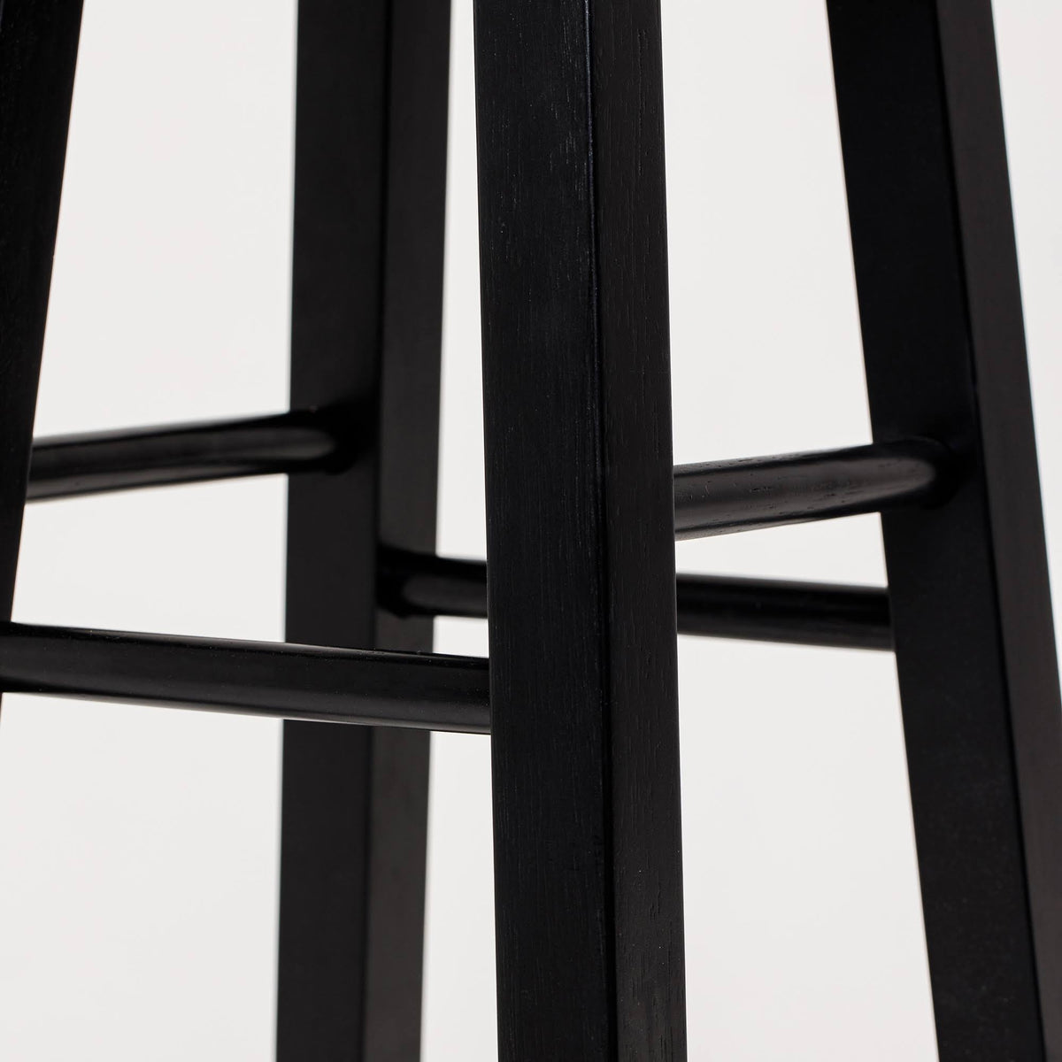 Bar Stool with Round Acacia Seat U559697