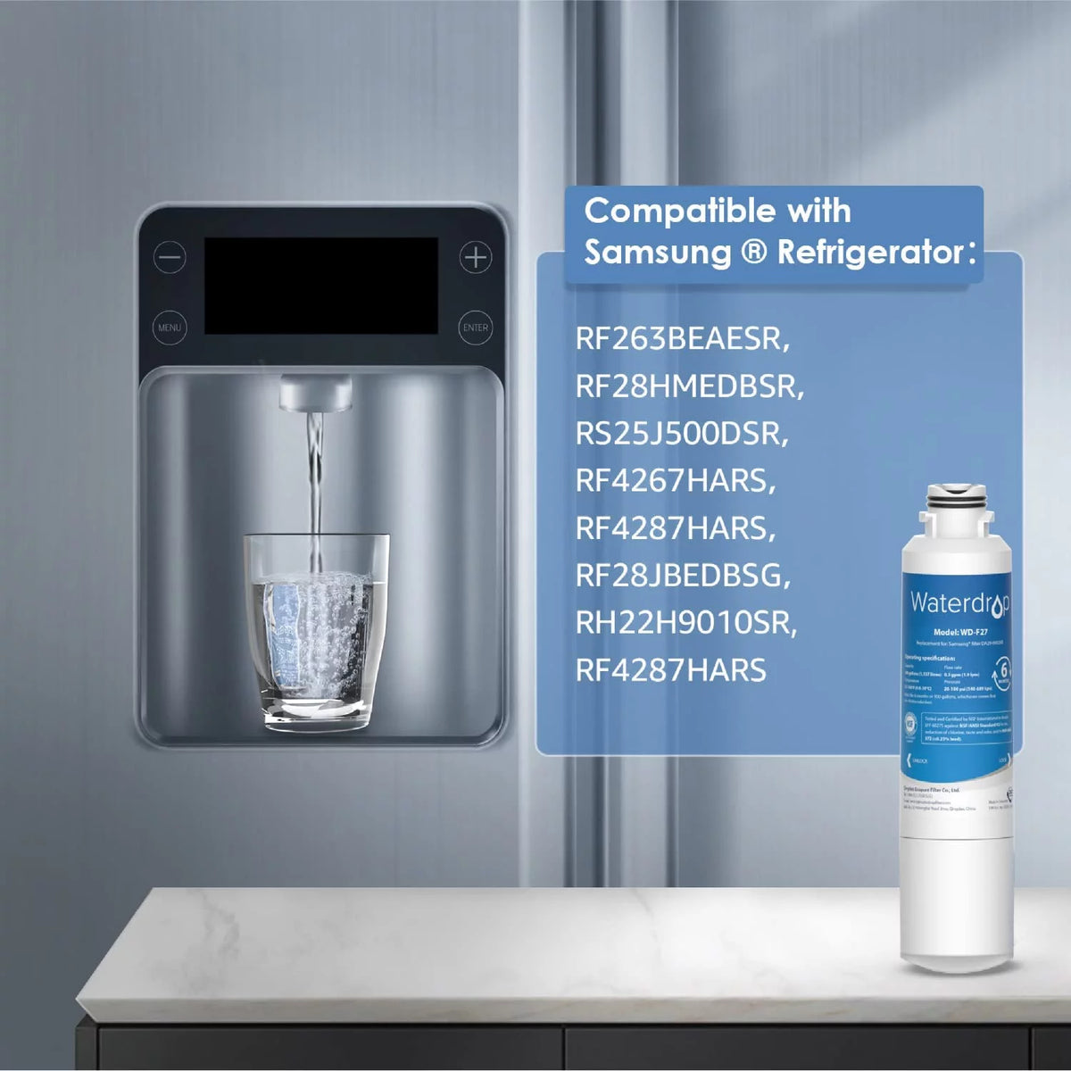 Refrigerator Water Filter D48610