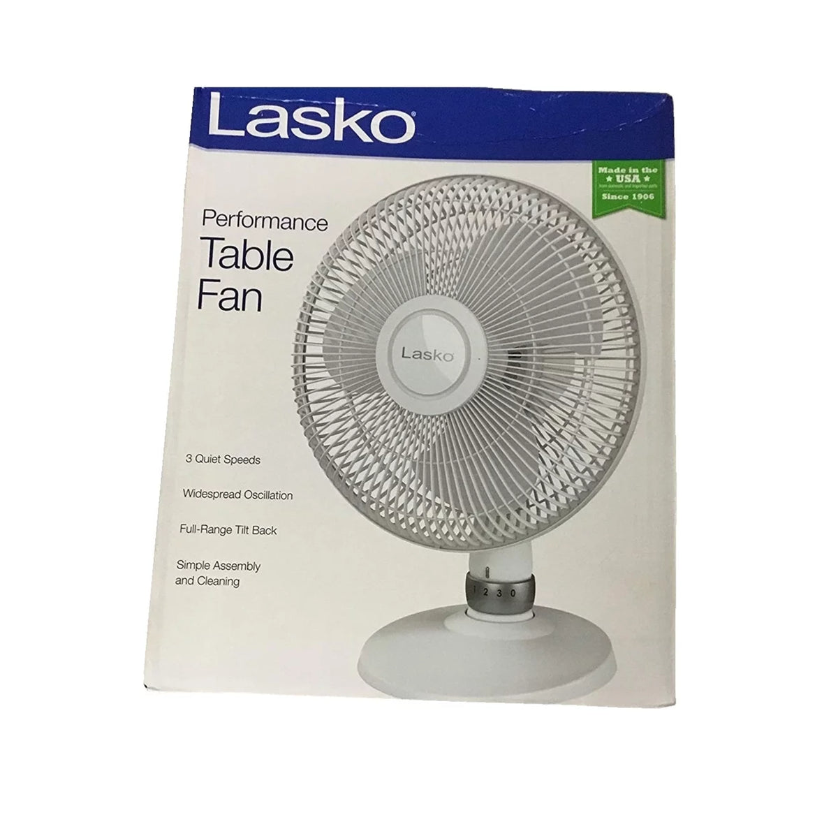 12" Table Fan White W635416