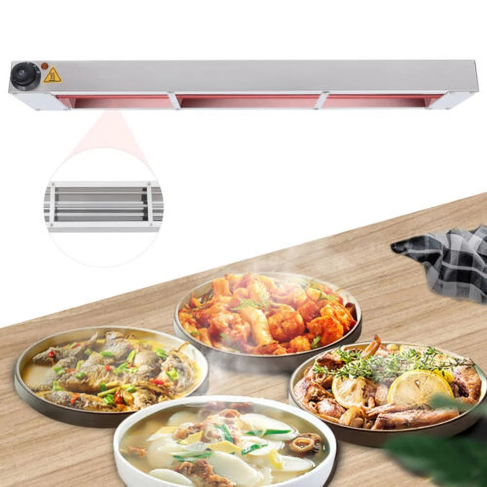 36" 600W Overhead Bar Heater Food Warmer S7870