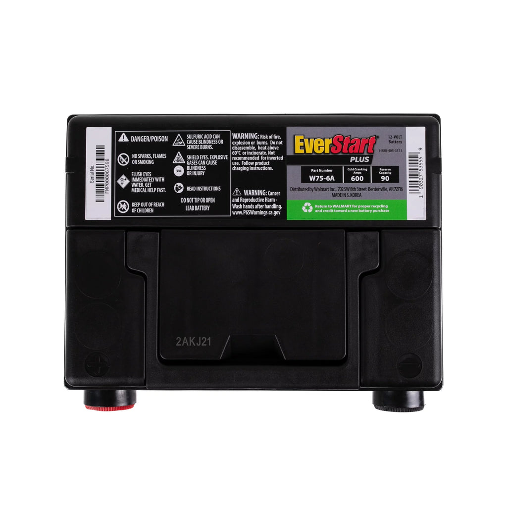 Lead Acid Automotive Battery Group Size 75 12 Volt 600 CCA S3230
