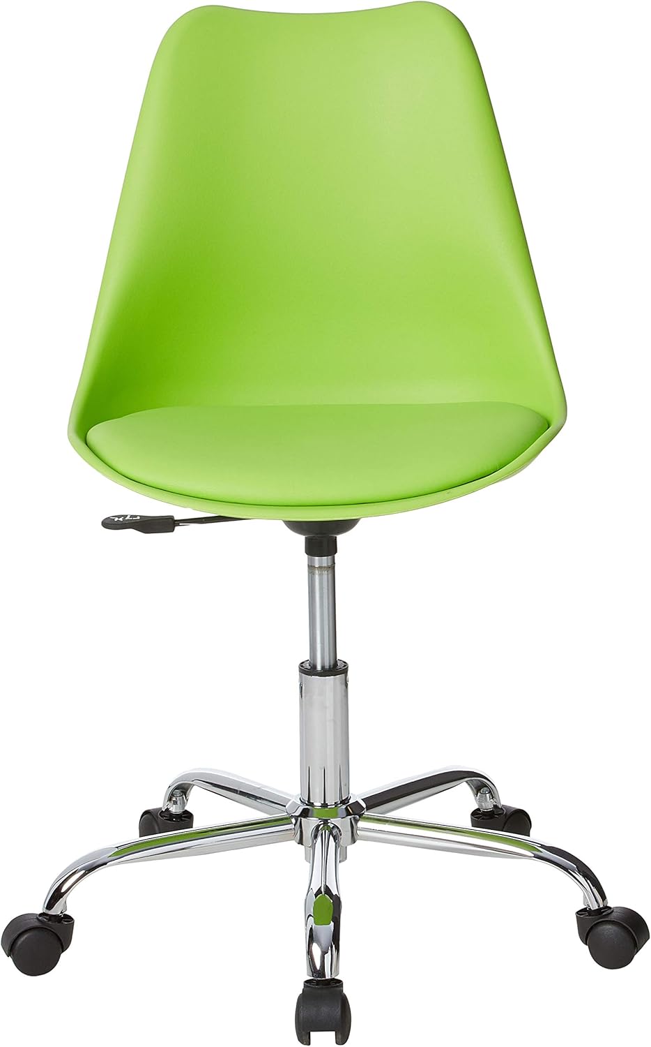 Green Polyurethane Armless Task Chair with Casters M2976