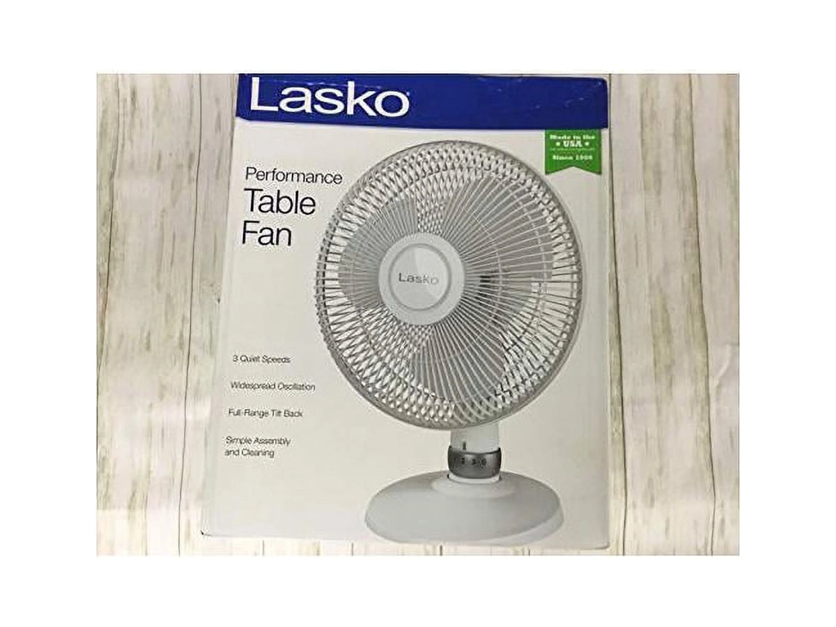 12" Table Fan White W635416