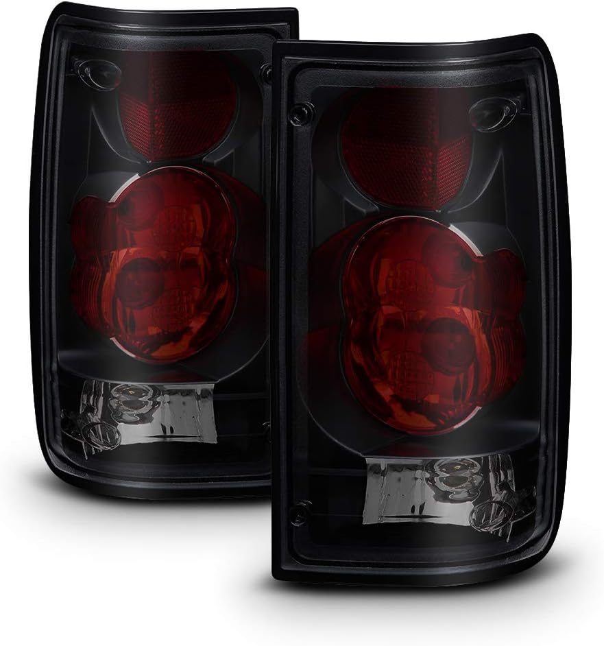 Black Smoke Tail Brake Lights Left+Right M178