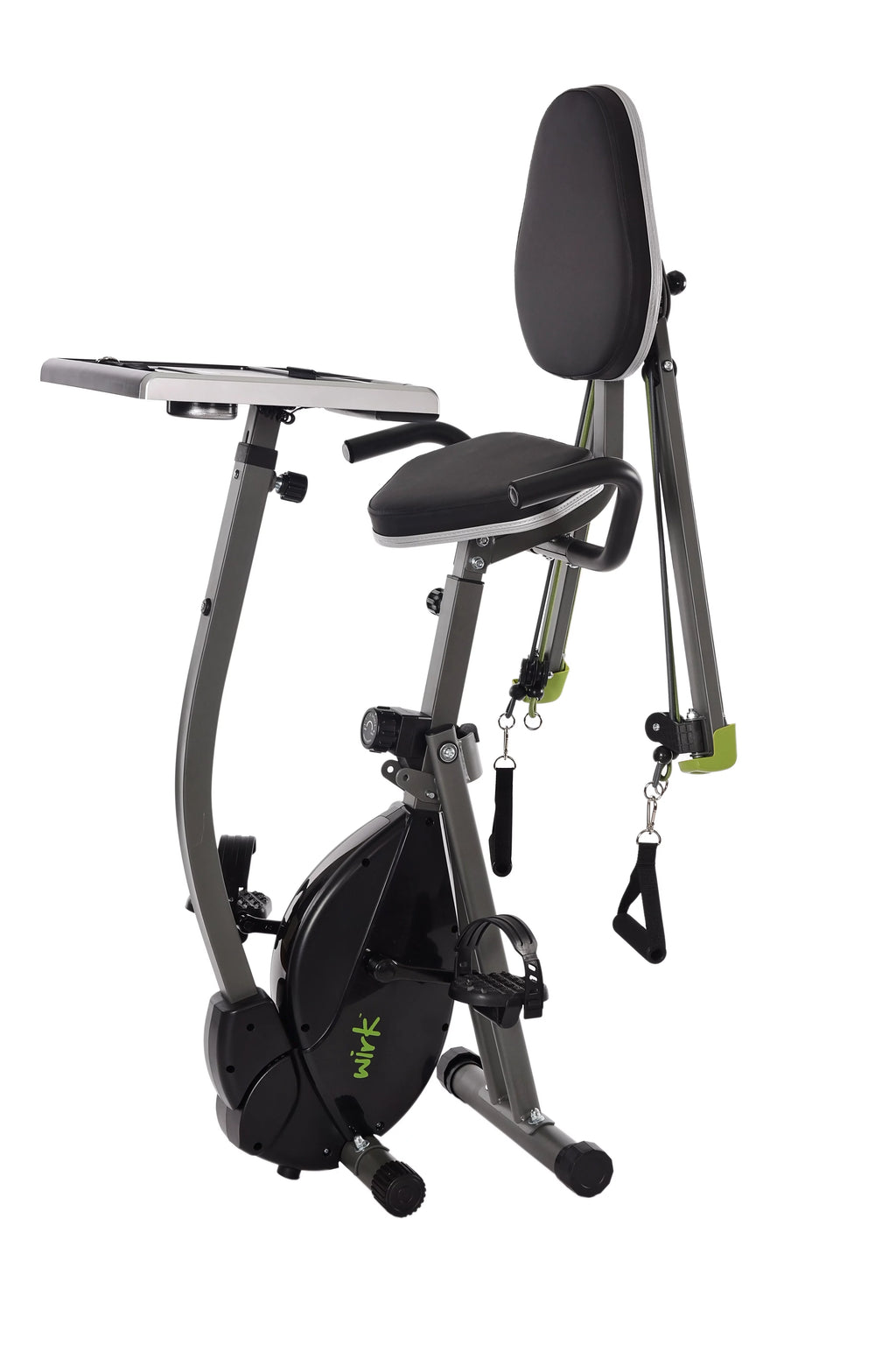 Upright Exercise Bike Workstation and Standing Desk E16566